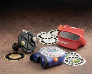 Three generations of View-Master 3-D Viewer