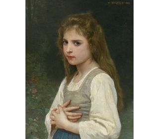 A detail of the painting Jeanne, by William Adolphe Bouguereau