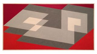 Josef Albers, Tenayuca, oil on masonite, 1943 (San Francisco Museum of Modern Art)