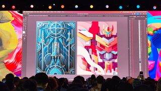 Adobe Max 2024; a demo of Illustrator