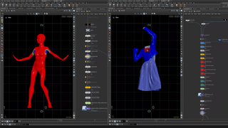 Reallusion character in software with hands in air