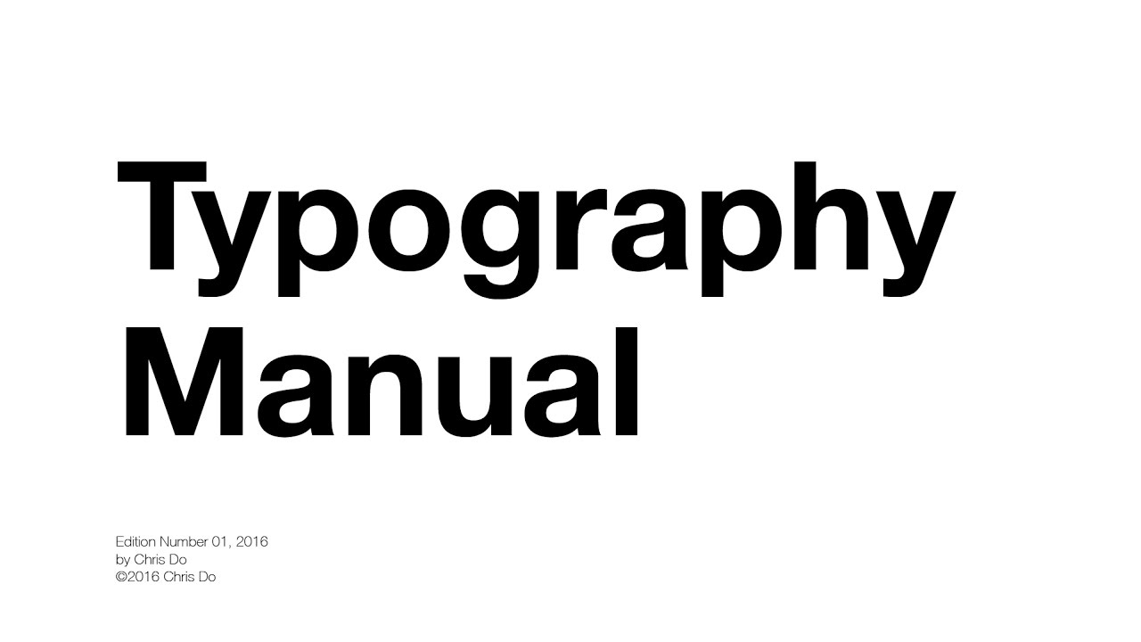 Typography Tutorial - 10 rules to help you rule type - YouTube