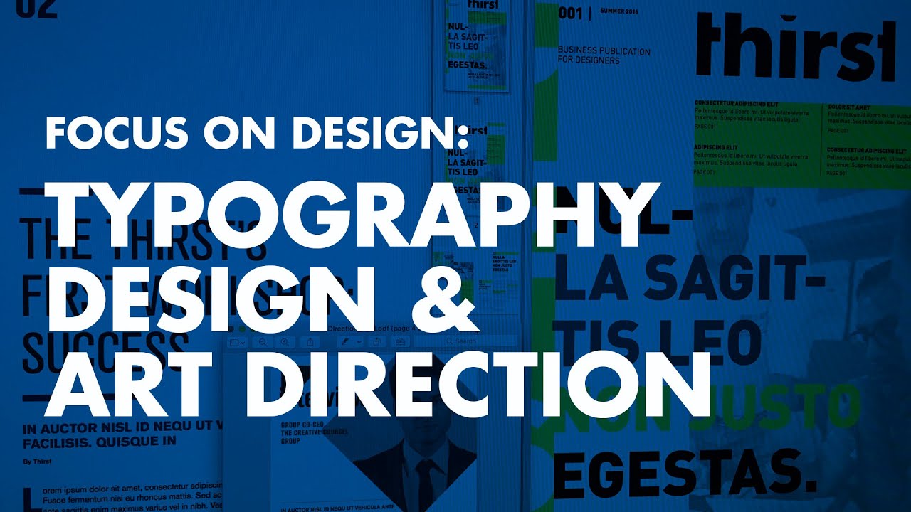 Graphic Design Tutorial: Typography Design & Art Direction - YouTube