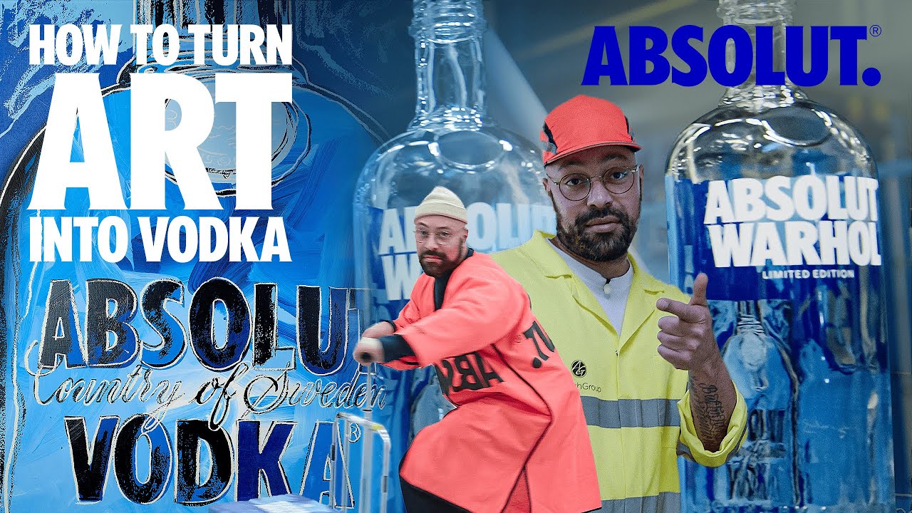 Absolut Drinks On Tour | How to Make an Iconic Bottle | Absolut Warhol - YouTube