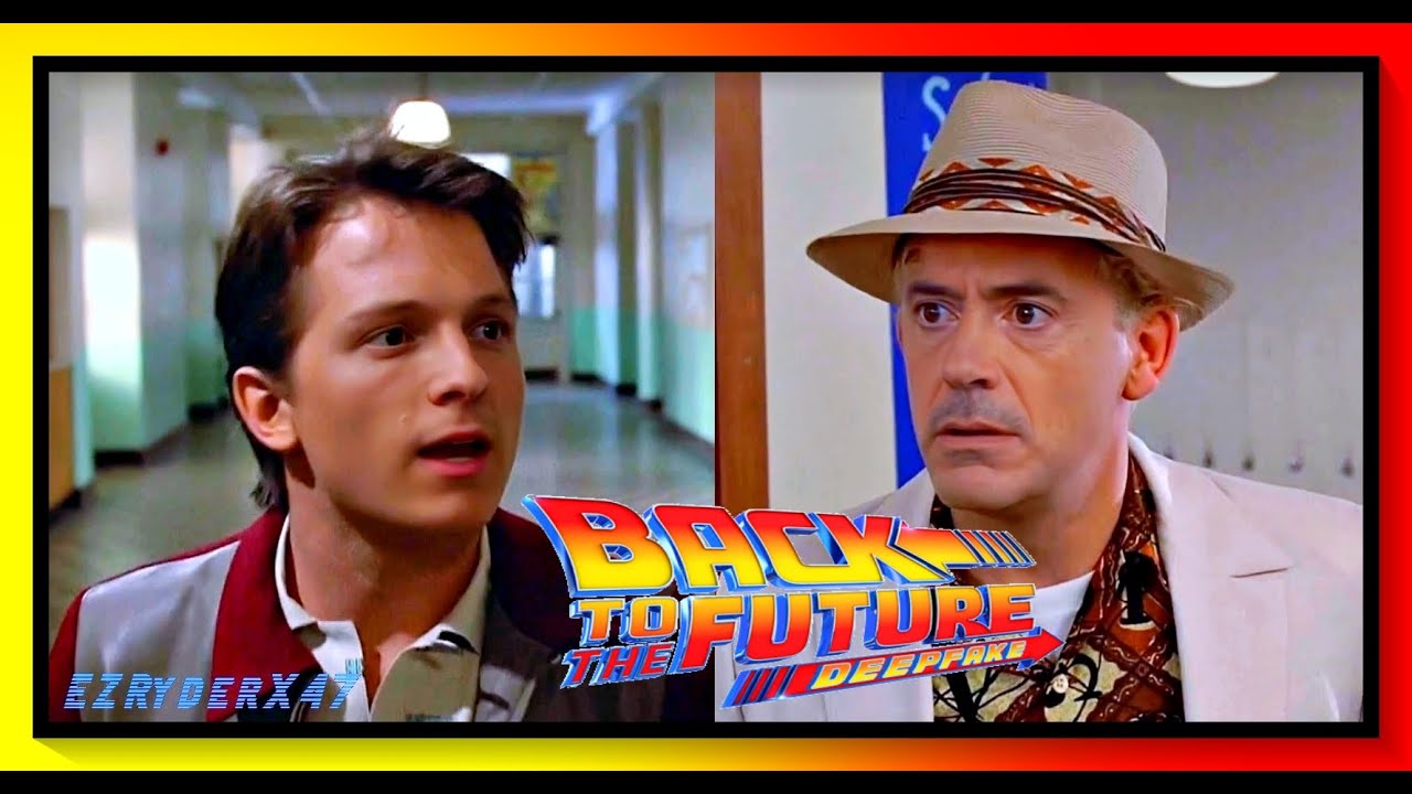 Robert Downey Jr and Tom Holland in Back to the future - This is heavy! [ deepfake ] - YouTube