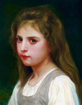 A copy of the painting Jeanne, by William Adolphe Bouguereau