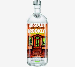 Absolut Brooklyn bottle