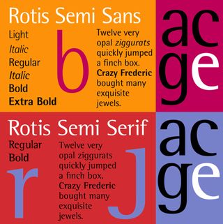 versatile font families