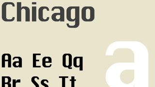 Type specimen of Chicago