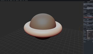 Best web browser 3D modelling apps: An interface shot of a 3d modelling application in a web browser.