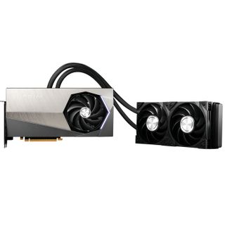 MSI GeForce RTX 4090 SUPRIM LIQUID X 24G on white background