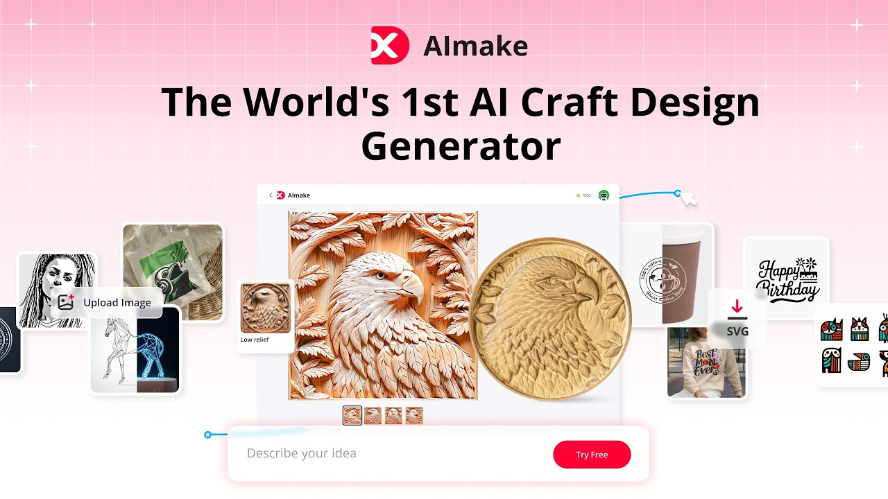 xTool AImake: Generate AI Craft Designs in Seconds for Your Laser Projects - YouTube