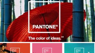 Pantone promo with the tagline: "The color of ideas"