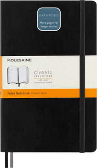 Moleskine  Classic Expanded Ruled Notebook