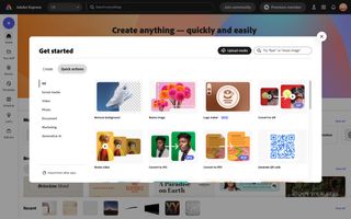 A screenshot from Adobe Express