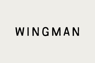 Black text on an off-white background displaying the font Wingman.