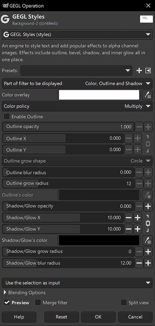 filters in GIMP 3.0