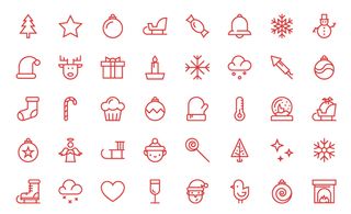 Christmas vector icons