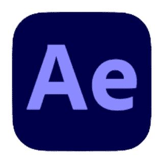 Best animation software; the Adobe After Effects logo