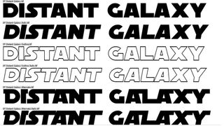 Distant Galaxy Star Wars fonts