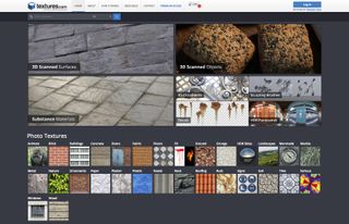 Example images of free textures from Textures.com