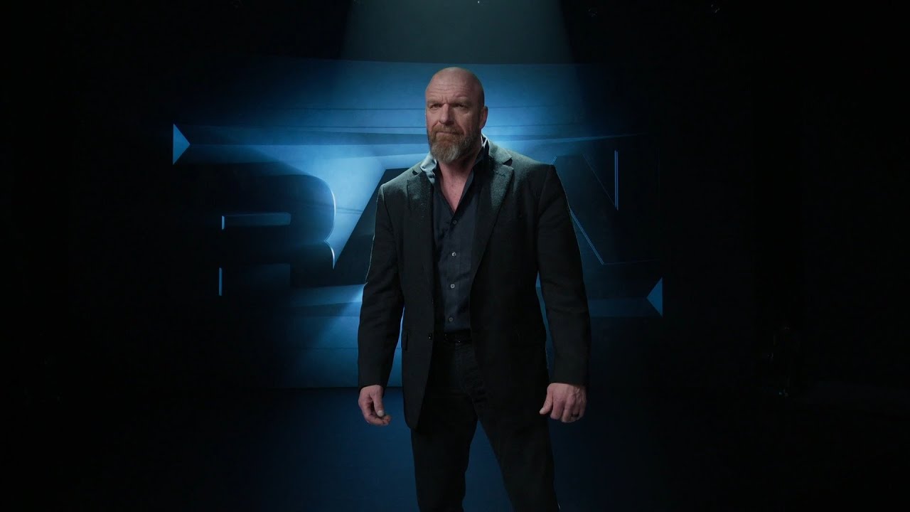 Triple H reveals the new logo for Raw on Netflix - YouTube