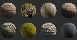 Samples of free textures from Poly Haven