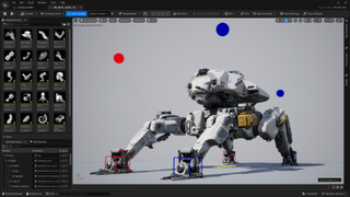 Best animation software; a mech made in Unreal Engine 5.5