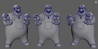 Pejman Rajabi 3D tutorial of Super Mario fan art