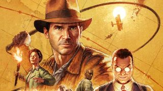 Indiana Jones and the Great Circle review; a painting of a character holding a whip