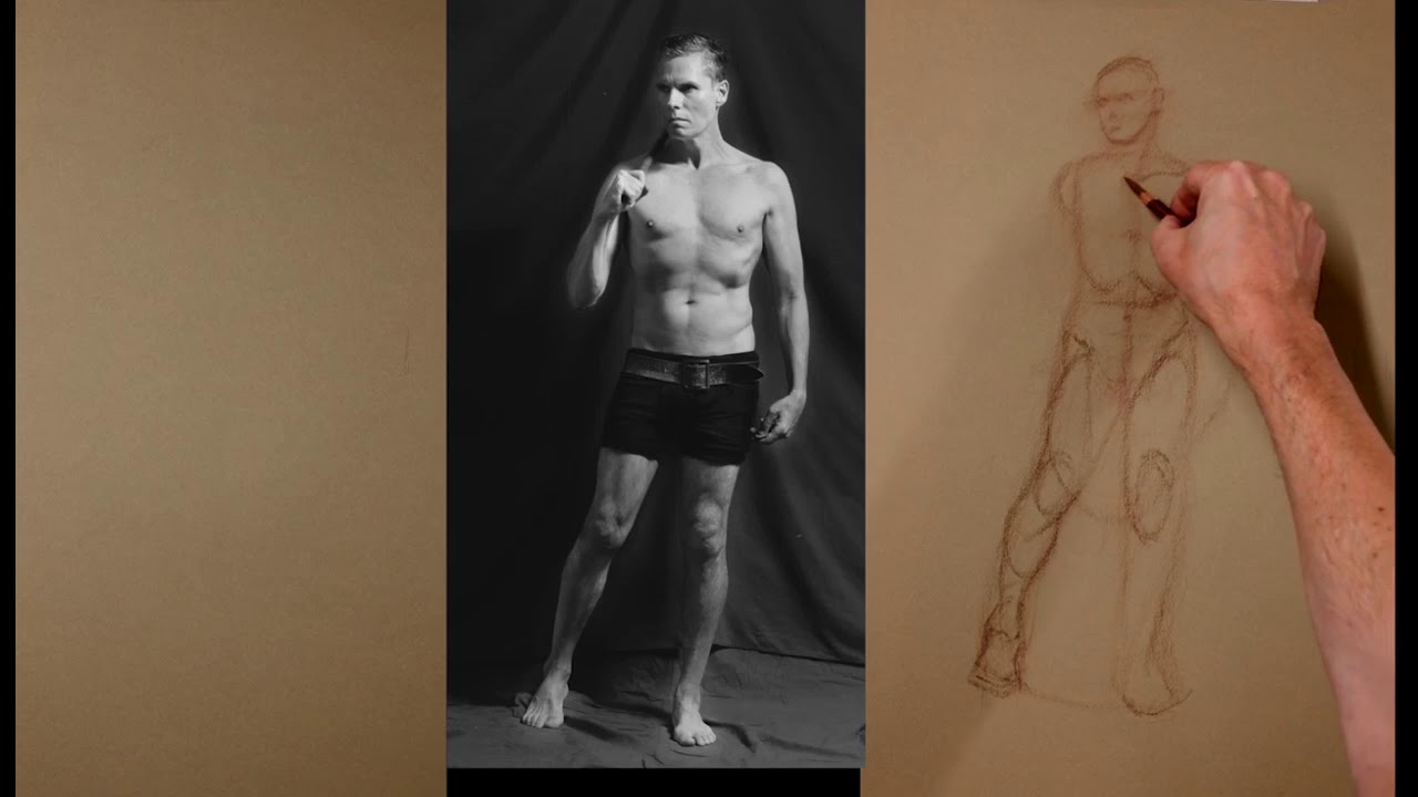 Traditional art skills: Master the art of contrapposto - YouTube