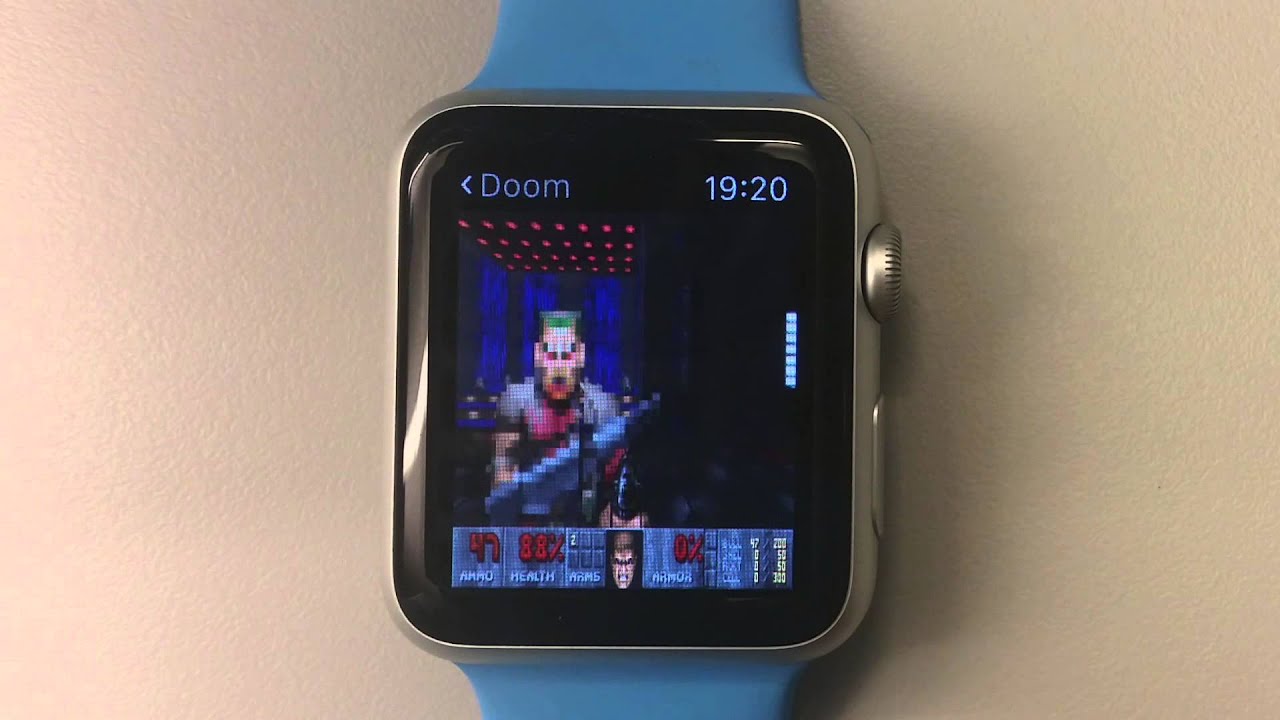 Doom on the Apple Watch - watchOS2 - YouTube