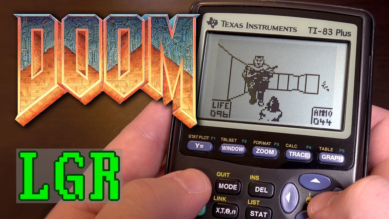 Running Doom on a Calculator! TI-83 Plus Games Tutorial - YouTube