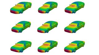 3D models of electric cars